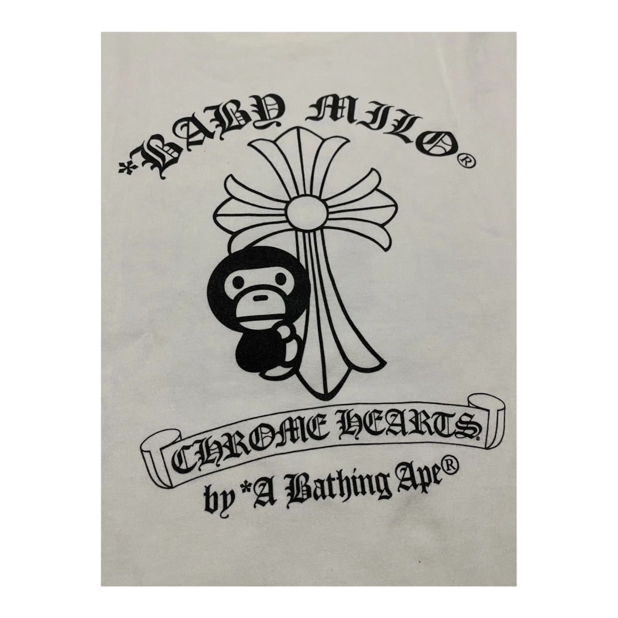 Tshirt Chrome hearts x bape