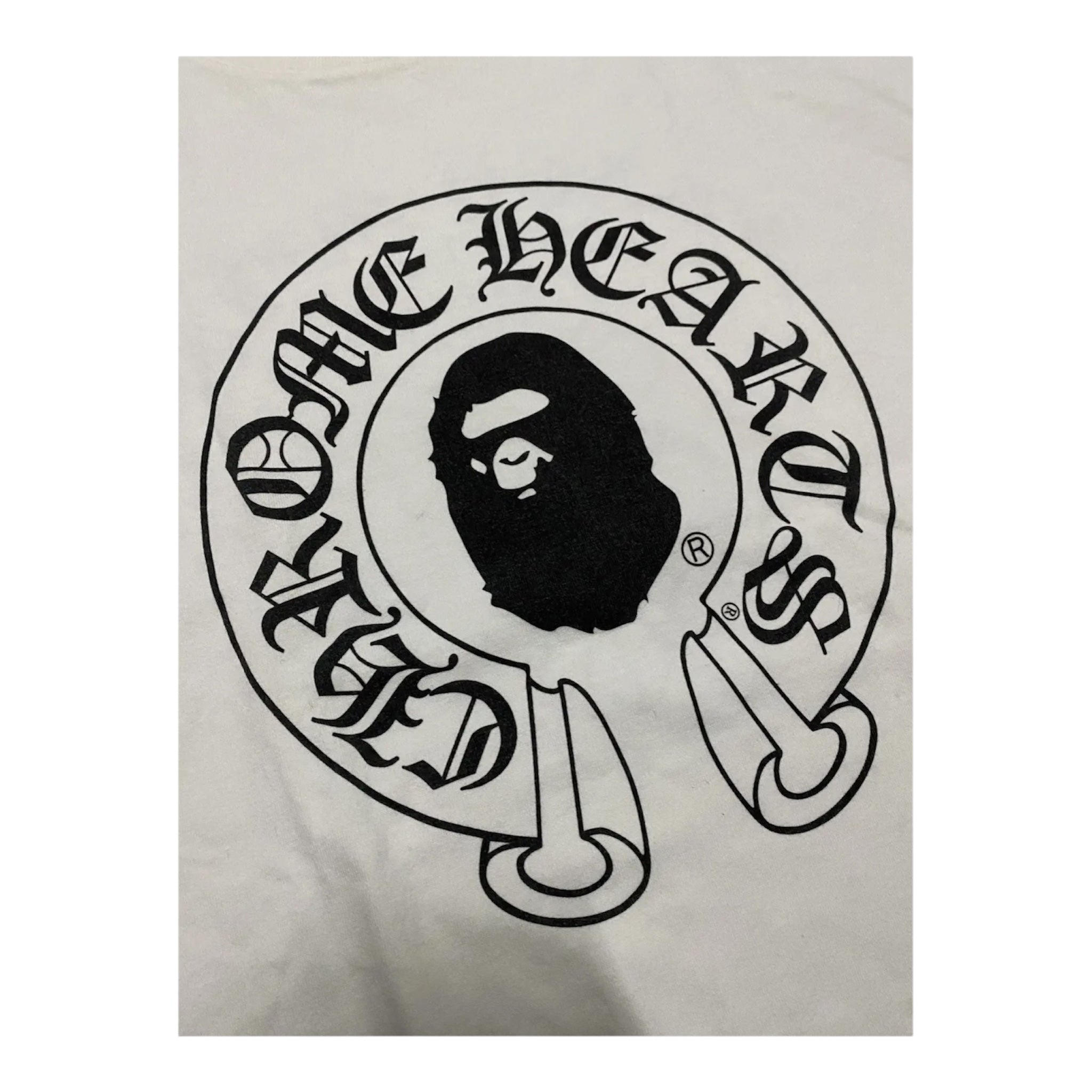 Tshirt Chrome hearts x bape