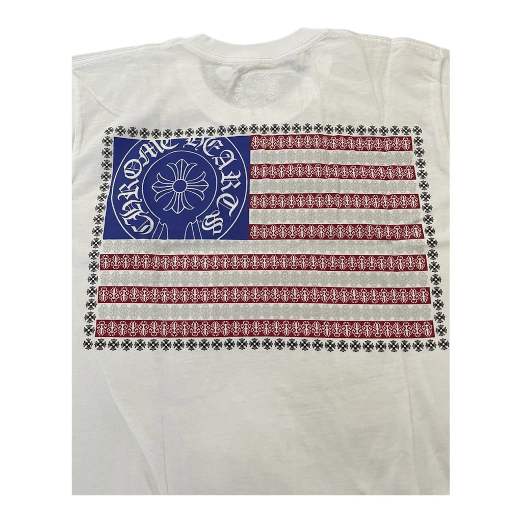 Tshirt Chrome hearts usa flag