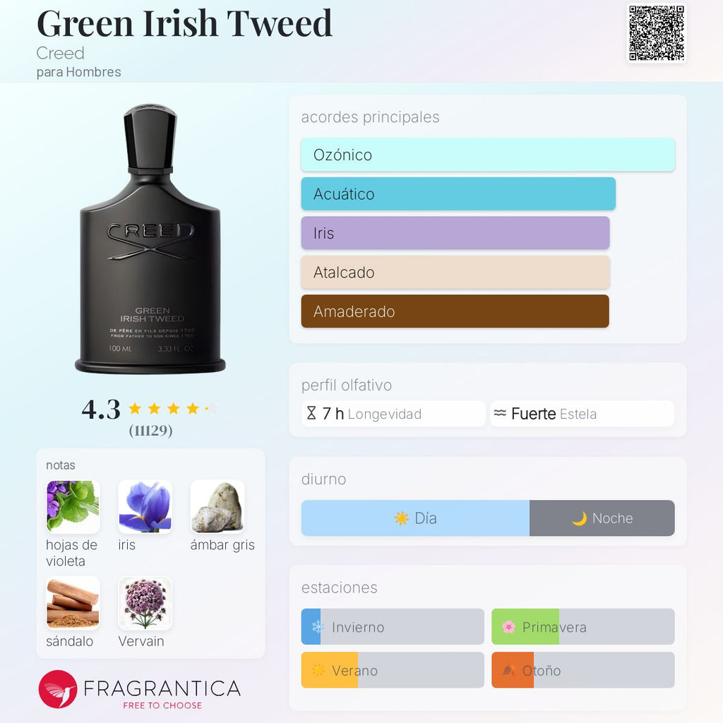 CREED GREEN IRISH TWEED